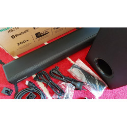 Barre de son sans fil Télécommande -Caisson de basse 200W- Hisense HS218