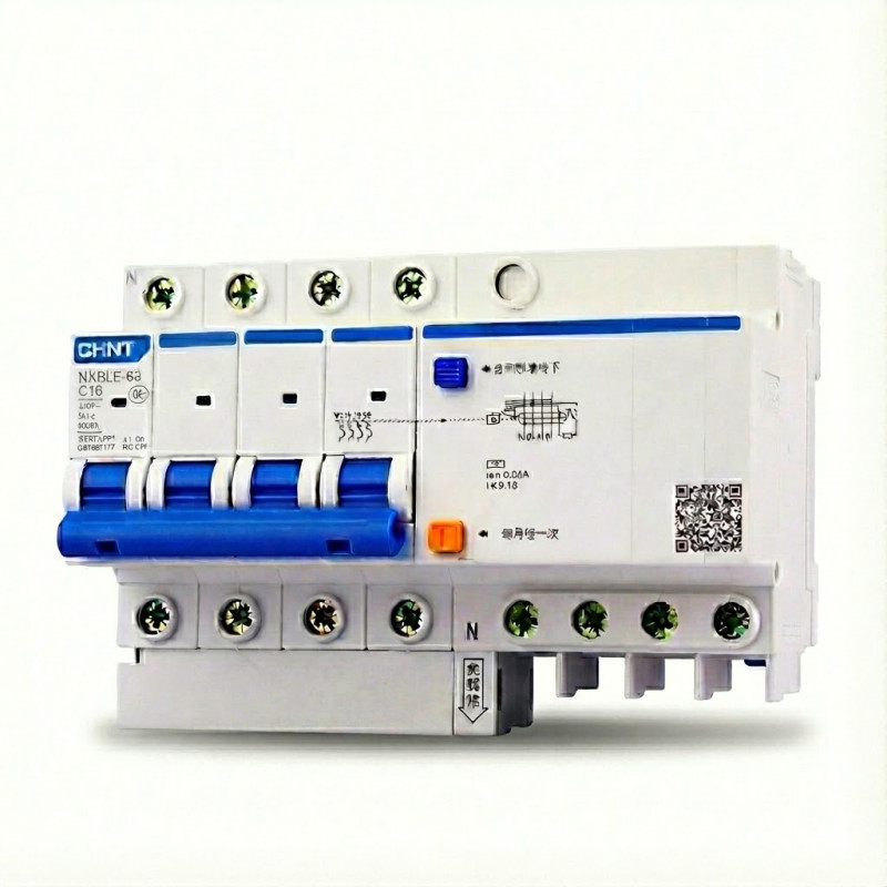Disjoncteur Différentiel 6KA 4P C-16A 30mA NXBLE-63 CHINT - 982157 Disjoncteur Différentiel 6KA 4P C-16A 30mA NXBLE-63 CHINT - 982157