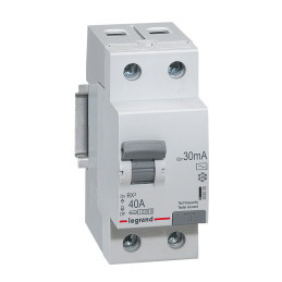 Disjoncteur différentiel RX³ 2P C-40A AC 30mA Legrand - 402025