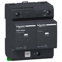 PARAFOUDRE de TYPE1 PRD1 25KA AVEC REPORT de SIGNALISATION -SCHNEIDER-16361