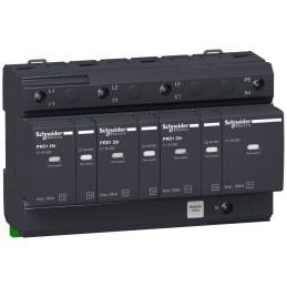 Parafoudre PRD1 25r - 3P+N - Débrochable - 350V - report signalisation-16332