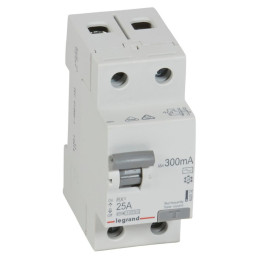 Disjoncteur différentiel RX³ 2P C-25A AC 300mA Legrand - 402032