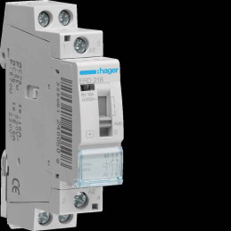 Relais de commande modulaire 16A - 1F+1O - 24V - HAGER - ERD218