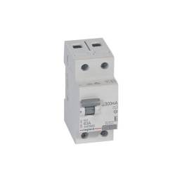Disjoncteur différentiel RX³ 2P C-63A AC 300mA Legrand - 402034