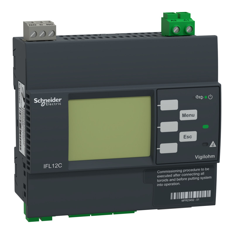 Localisateur auto d'isolement - 12 voies - 110-440VCA/CC, Vigilohm Schneider Electric - IMDIFL12C