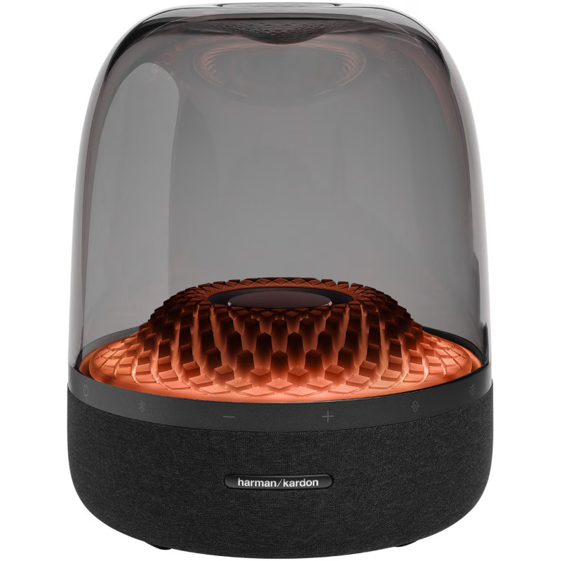 Enceinte sans fil avec dôme transparent Aura Studio 3 - 130W - Or - Harman Kardon