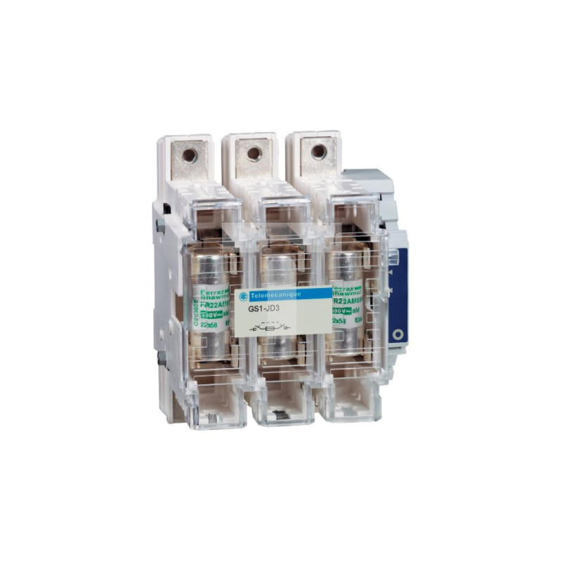 INTERRUPTEUR 3X100A 22X58MM SECTIONNEUR FUSIBLE - SCHNEIDER - GS1JD3