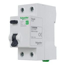 INTERRUPTEUR DIFFÉRENTIEL 2P 63A 30mA AC RCCB XP - SCHNEIDER - EZ9R33263