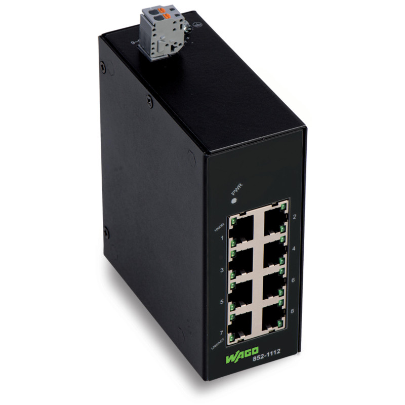 Switch industriel ECO 8 Ports 1000 Base-T Wago - 852-1112