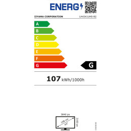 iiyama 42.5" LED - ProLite LH4341UHS-B2