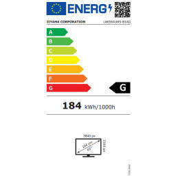 iiyama 65" LED - ProLite LH6564UHS-B1AG