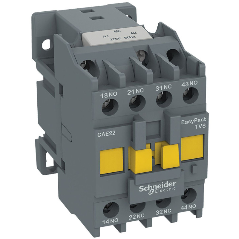 CONTACTEUR AUXILIAIRE 2NO + 2NC BOBINE 220V AC Easy TeSys control - SCHNEIDER - CAE22M5 CONTACTEUR AUXILIAIRE 2NO + 2NC BOBINE 220V AC Easy TeSys control - SCHNEIDER - CAE22M5