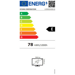 iiyama 54.6" LED - ProLite LH5565UHSB-B1