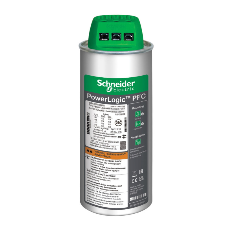 CONDENSATEUR HDY 15KVAR 400V VARPLUSCAN - SCHNEIDER - BLRCH150A180B40
