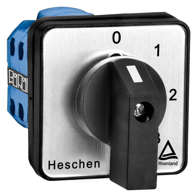 Commutateur d’Ampéremetre 4POSITIONS ENCASTRE 48x48mm 20A - SCHNEIDER - 16018