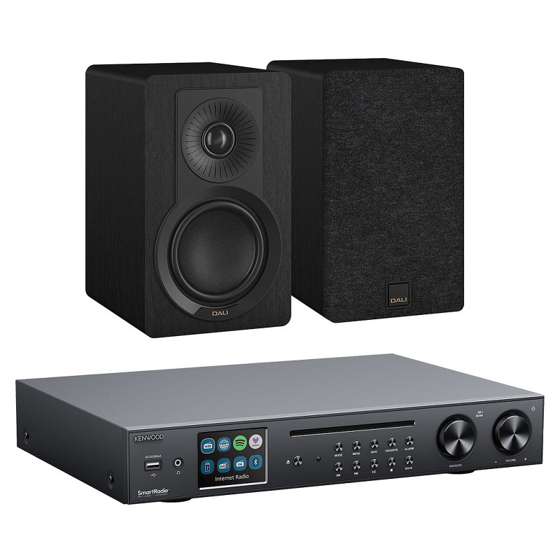 Amplificateur Kenwood KR-W8000SCD-B + Dali Kupid Noir
