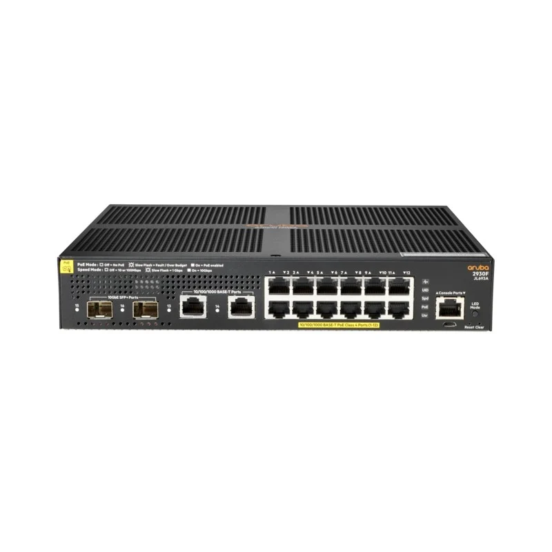 HPE Aruba 2930F 12G PoE+ Switches - JL693A