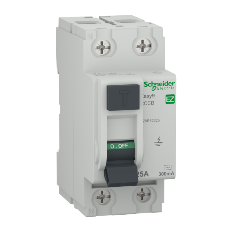 Interrupteur Différentiel Easy9 RCCB XP 2P 25A, 300mA AC Schneider Electric - EZ9R62225