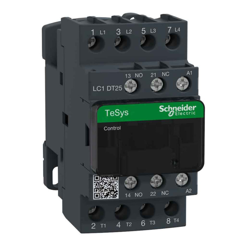 Contacteur 4 PÔLES AC-1 440V - 25A - bobine 220Vca TeSys LC1D Schneider Electric - LC1DT25M7