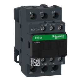 Contacteur 3 PÔLES - AC-3 440V - 32A - bobine 24Vca TeSys LC1D Schneider Electric - LC1D32B7