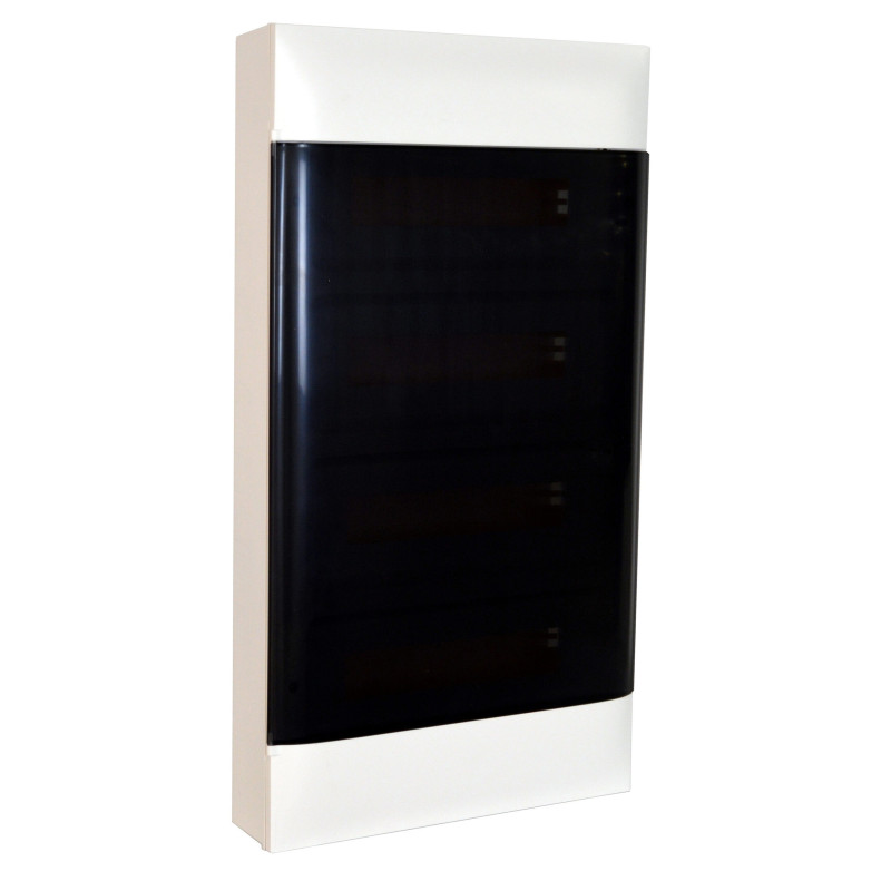 Coffret saillie 4X18 modules - Porte fumée - Bornier T+N - Legrand - 137219