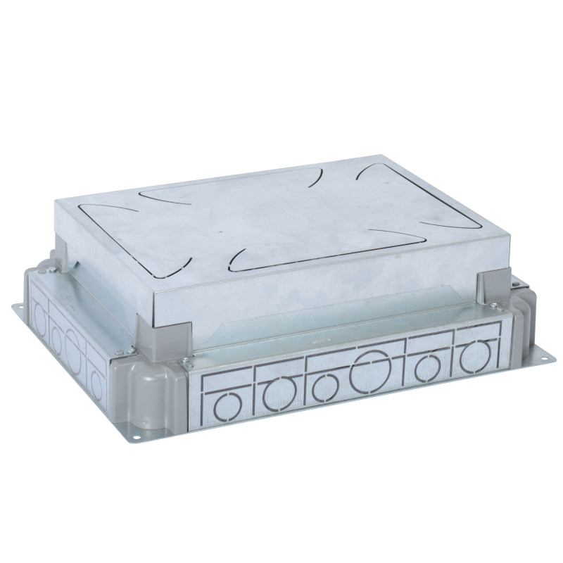 Boîte d'encastrement chape béton auto-ajustable pour boîte de sol standard ou 12 modules - Legrand - 088090