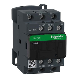 Contacteur 3 PÔLES - AC-3 440V - 12A - bobine 230Vca TeSys LC1D Schneider Electric - LC1D12P7