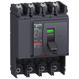 Disjoncteur - 630A - 4P - sans déclencheur 50kA 415VCA 50/60HZ Compact NSX630N - SCHNEIDER - LV432808
