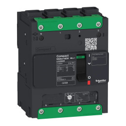 Disjoncteur - 25KA - TM100D - 4P4d - 100A - Everlink Compact NSXm - SCHNEIDER - LV426227