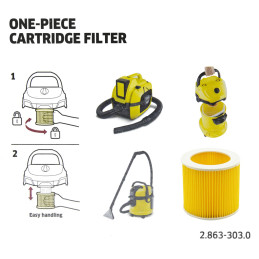 Filtre cartouche KFI 3310 WD/SE Kärcher - 28633030