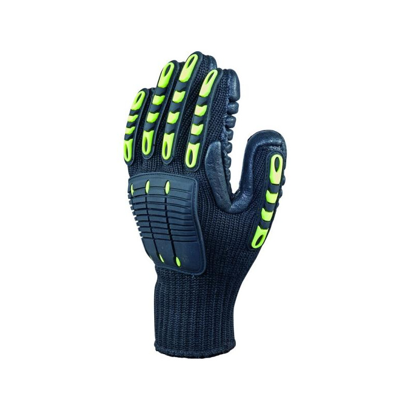 Gant Impact Anti-vibration Jaune - Noir Delta plus - VV904JA10