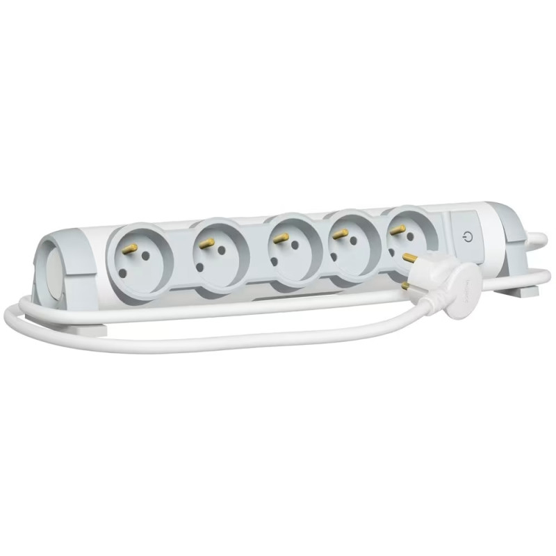 Multiprise 5 prises rotative cable 1,5M - Legrand - 050079 Multiprise 5 prises rotative cable 1,5M - Legrand - 050079