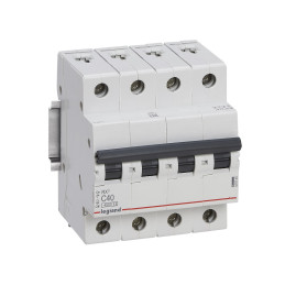 Disjoncteur RX³ 4500A 4P 40A courbe C - Legrand - 419745
