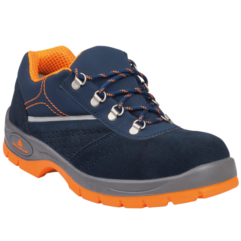 Chaussure de Securite Basses - Bleu / Orange S1P - Delta plus - RIMI4SPBL43