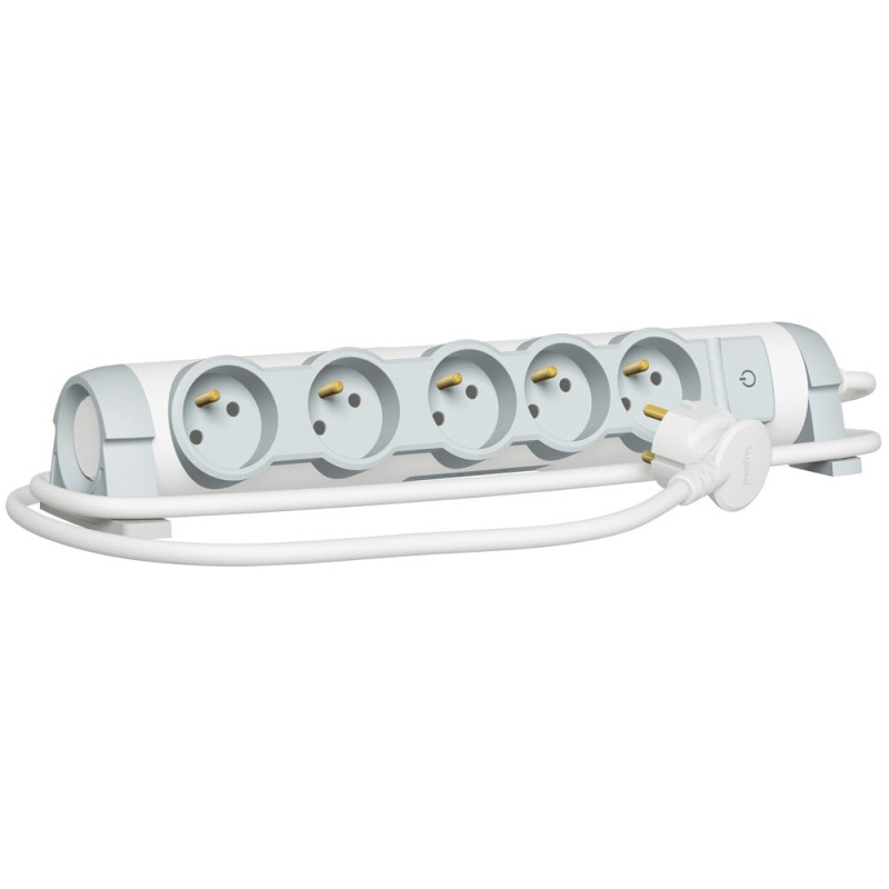 Multiprise 5 prises rotative cable 3M - Legrand - 050080 Multiprise 5 prises rotative cable 3M - Legrand - 050080
