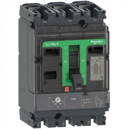 Disjoncteur - TM-D 160A - 3P3D - 25kA - montage fixe ComPacT NSX160B - SCHNEIDER - C16B3TM160