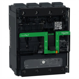Disjoncteur ComPacT NSXm E (16kA à 415VAC), 4 pôles 3d, unité TMD de 160A, connecteurs EverLink - SCHNEIDER - C12E6TM160L
