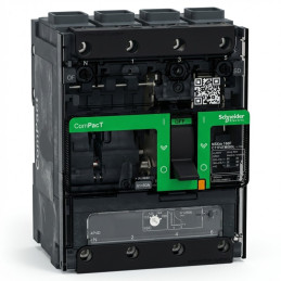 Disjoncteur - TM-D 100A - 4P4D - 36kA - borne EverLink - ComPacT NSXm F - SCHNEIDER - C11F4TM100L