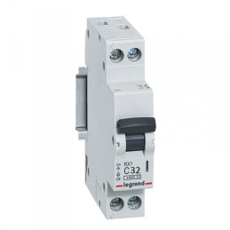 Disjoncteur RX³ 4500A 1P+N 32A courbe C - Legrand - 419952