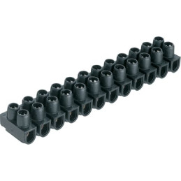 Barrette de connexion Nylbloc avec capacité assignée 25mm² - noir - Legrand - 034219