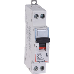 Disjoncteur RX³ 4500A 1P+N 10A courbe C - Legrand - 419947