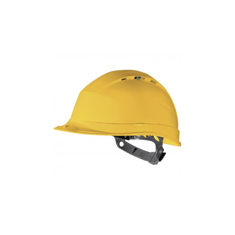 Casque de Chantier - jaune - Delta plus - QUAR1JA