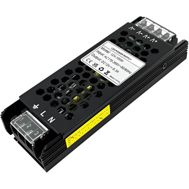 Transformateur LED 2,5A 100-240V MONOPHASE 24V CC 60W - PROTEC - BG-60-24FP