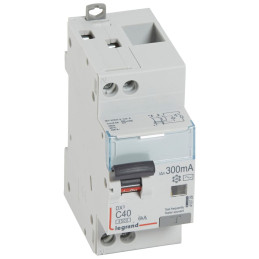 Disjoncteur DIFFERENTIEL DX³4,5kA 2POLES 40A TYPE AC 300mA - LEGRAND - 410729