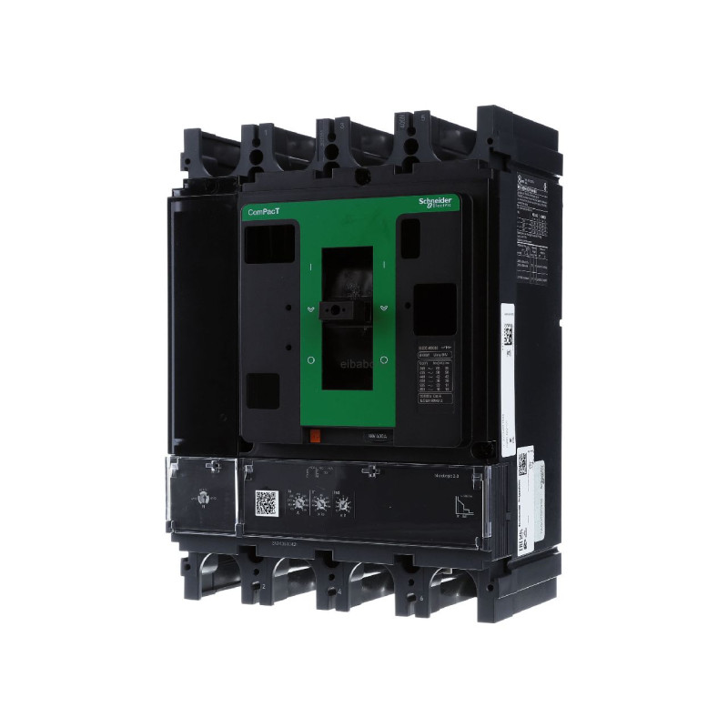 Disjoncteur - MicroLogic 2.3 400A - 4P4D - 50 kA à 415 VAC - ComPacT NSX400H - SCHNEIDER ELECTRIC - C40N42D400