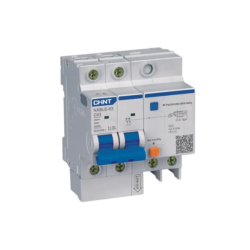Disjoncteur Différentiel 6KA 1P+N C-32A 300mA 2M SERIE 32 NXBLE-32 - CHINT - 819419