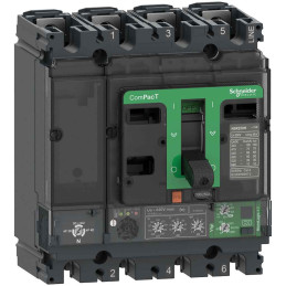 Disjoncteur - 2.3 400A - 4P4D - 36kA MicroLogic - fixe - ComPacT NSX400F - SCHNEIDER ELECTRIC - C40F42D400