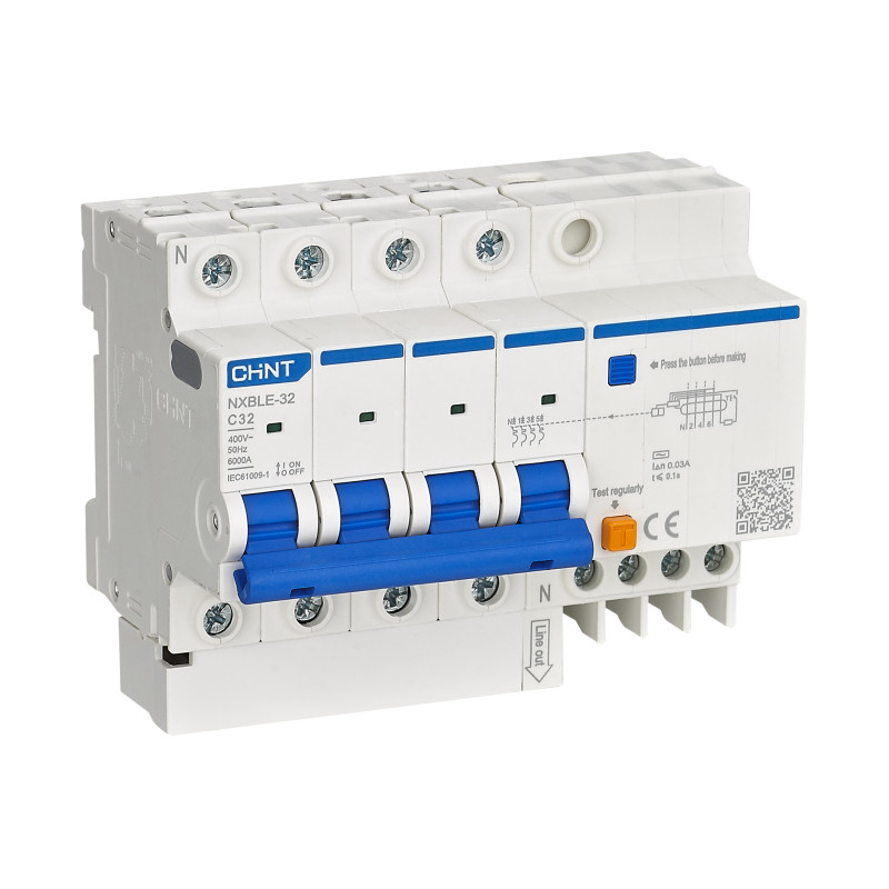 Disjoncteur Différentiel 6KA 1P+N C-16A 30mA 2M SÉRIE 32 NXBLE-32 - CHINT - 819392 Disjoncteur Différentiel 6KA 1P+N C-16A 30mA 2M SÉRIE 32 NXBLE-32 - CHINT - 819392