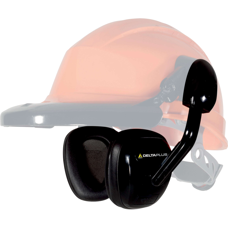 Coquille antibruit Suzuka2 SNR 24 dB jaune fluo - Delta plus