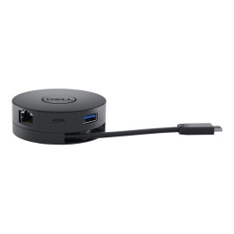 Station D’accueil Dock USB-C VGA, HDMI GigE – Noir- DELL - DELL-DA300